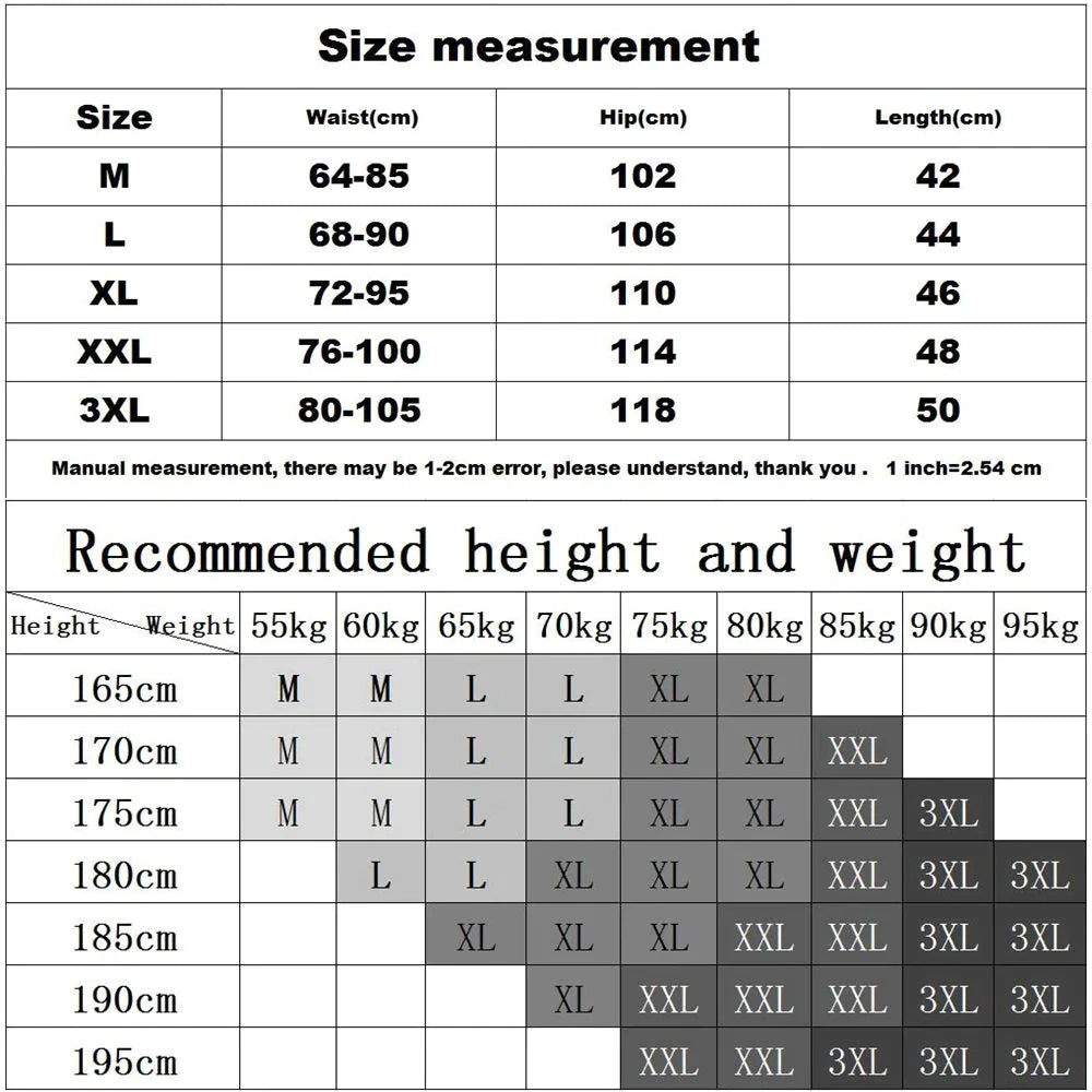  Men Gym Sports Shorts 2 in 1 Quick Dry Workout Training 