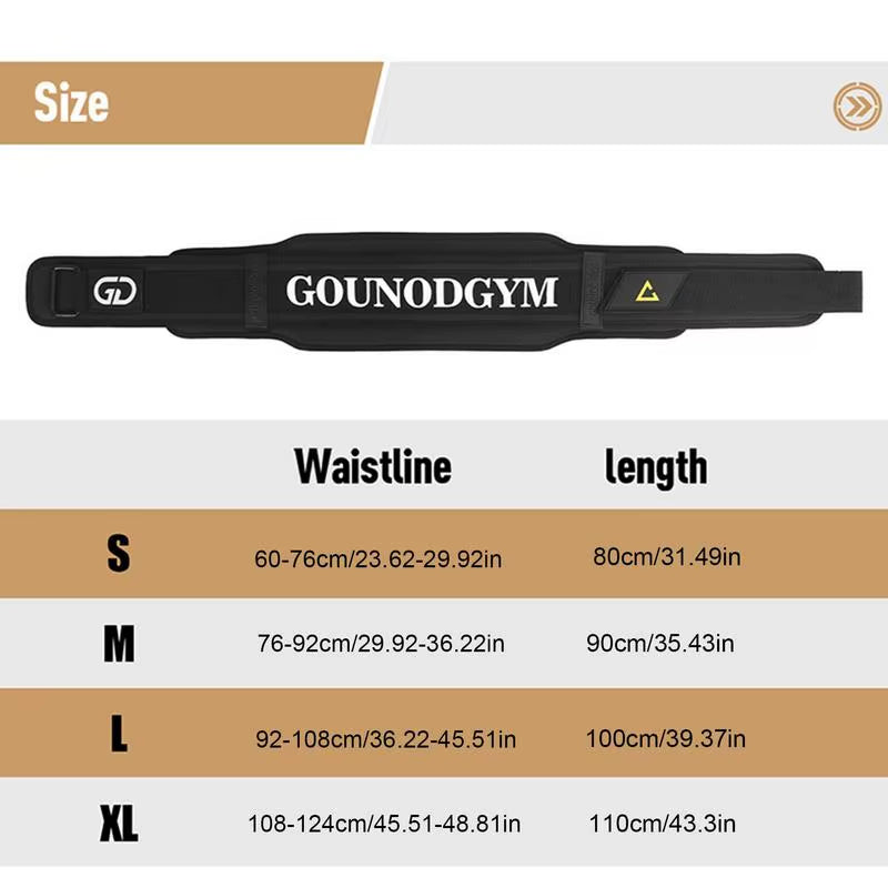 Gym Weightlifting, Fitness Waist Protection, and Powerlifting Back Support. Lifting Belts