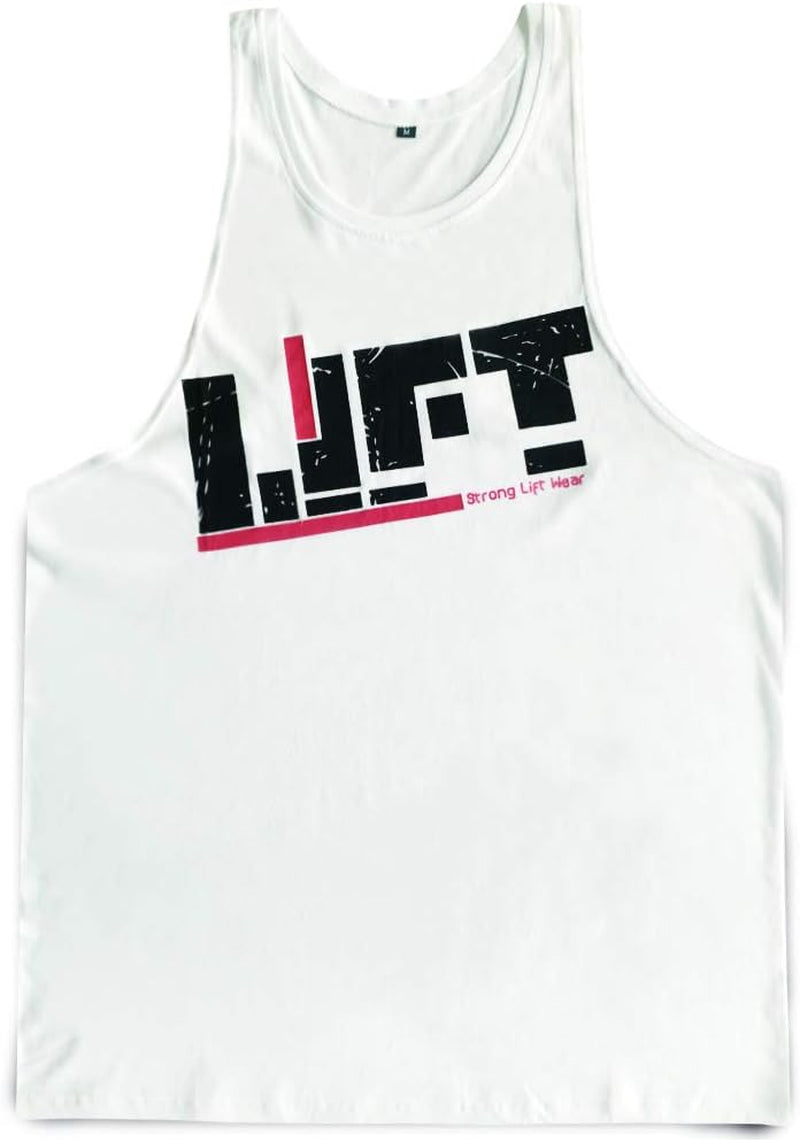 Men's Gym Bodybuilding Stringer Tank Top Workout Muscle Cut Shirt