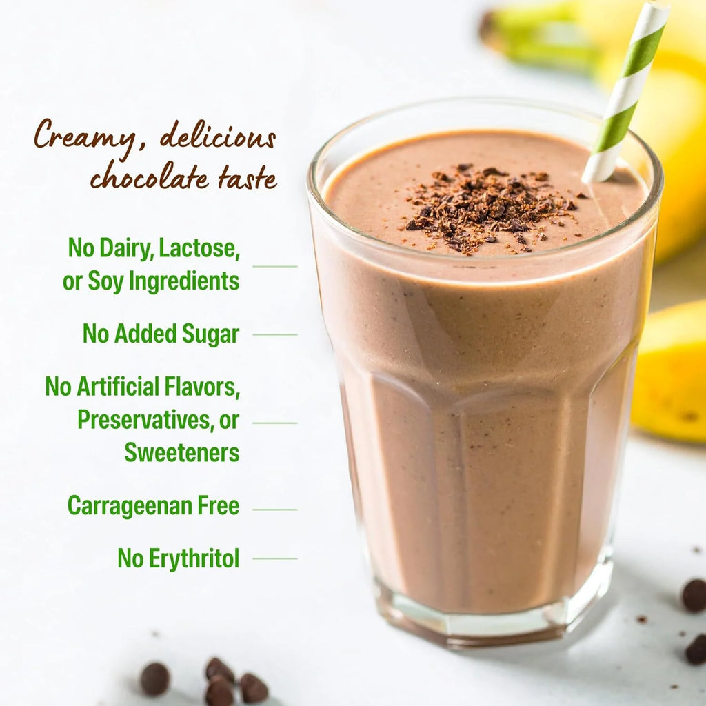 Orgain Organic Vegan Protein Powder - Creamy Chocolate Fudge, 21g Plant Protein, 6g Prebiotic Fiber, Low Net Carbs, Lactose-Free, No Added Sugar, Non-GMO, Ideal for Shakes and Smoothies, 2.03 lb